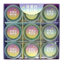 크리스탈팬시 오로라 슬라임 9p 세트, 4세트