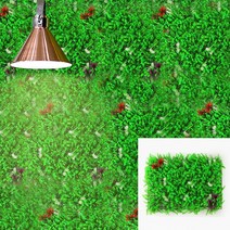 베란다 테라스 인조 잔디 인공잔디 블럭 풀꽃 60X40