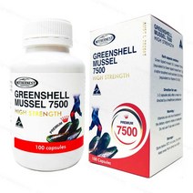 MN Greenshell Mussel 7500 100C, 7500mg, 100캡슐