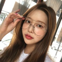 스타일자키 레트로 감성 오버핏 남녀공용 보잉 안경테