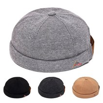 커먼하우스 성조기 쭈리 면 와치캡 챙없는모자 레옹 남자 여자