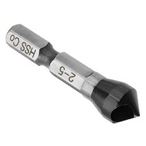 저렴한 2-5mm 카운터 싱크 드릴 비트 1 개 TIAIN CO/M35 스테인레스 스틸 코발트 디버링 브로카 금속 모따, 01 2-5mm