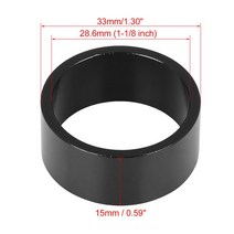 호환 Xh 자전거 헤드셋 알루미늄 합금 핸들 바 스템 스페이서 포크 와셔. 5mm. 1 인치 핏