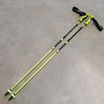 스키폴 풀카본 경기 소회전 스키 스틱 초경량 다양한길이 스키폴대, 형광그린, 125cm