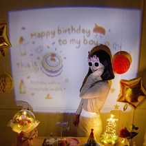 미니빔 프로젝터+필름 특가모음, 03.필름9개_생일3종+축하3종+풍경3종