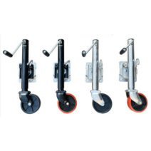 트레일러 보트 텅 탕 잭 자키 쟈키 재키 작키 휠 바퀴 캠핑 이동 무버, 검은색 플라스틱 휠 540kg, 검정색 플라스틱 바퀴 540kg