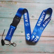 스키스트랩 MiFaViPa 에어 버스 Lanyards 목 스트랩 Chaveiro 열쇠 고리 블루 보잉 매는 밧줄 키 체인 ID 카드 패션 장신구 크리스마스 선물, [02] Airbus