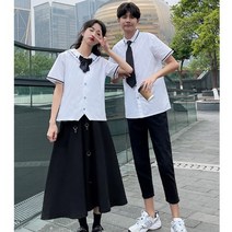 2022 새로운 대학 스타일의 클래스 옷 커플 여름 옷 레트로 클래스 옷 정장 학생 정장 교복 사진 졸업