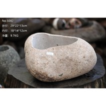 대형 물확 돌확 돌수반 도자기 연꽃 꽃꽃이 수반 수경 수생 식물 연꽃 특이한 화분 인공연못, 로즈레드5042