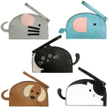 [채아트]가죽공예_동물파우치, 코끼리