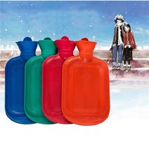 [트윈스몰] PVC 보온물주머니+커버 유단포 포켓 보온 물주머니 온수팩 찜질팩, 보온물주머니2000mL+커버(색상랜덤)