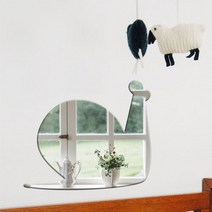 릴리앤제이 아기거울 유아 아기 안전거울 아크릴거울, 5.매력뿜뿜달팽이