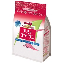 Meiji 메이지 아미노 콜라겐 리필 196mg 저분자 피쉬콜라겐 100%사용[글로코사민+아미노산+비타민C]배합, 1봉, 214g
