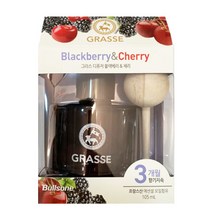 [차량용품] 불스원 그라스 디퓨저 105ml 블렉베리 체리 방향제 많이 찾는 상품, 본상품선택