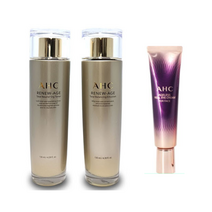 AHC 리뉴에이지 토너 + 로션 + 에이지리스 아이크림 30ml, 1세트