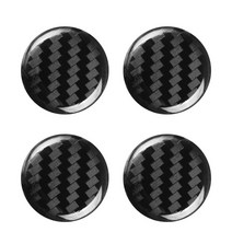 자동차 쇼바 4Pcs 20mm 자동차 잠금 Keyhole 스티커 장식 bmw e46 e39 e90 e60 e30 f10 f11 f20 f30 g20 g3, 02 Carbon fiber style