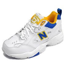 뉴발란스 608 트레이닝 어글리슈즈 공용 운동화 화이트블루 WX608WP1