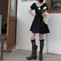 셀프 웨딩드레스 셀프웨딩 화이트 드레스 달콤한 퍼프 슬리브 여성 모리 빈티지 랩 학교 가운