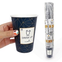 BUyuS핫컵 테이크아웃컵 일회용핫컵(50p 13온스) 더웰 종이컵 커피컵 음료컵굿딜 브이숍, 상세페이지 참조