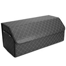 제내시스 i30 왜건 K9 더뉴카렌스 아우디A6 자동차 가죽정리함 베누스토 트렁크공구함, 블랙&화이트