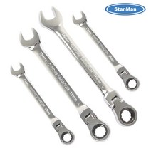 스탠맨 기어라쳇렌치 플렉시블라쳇렌치 스패너 깔깔이 6~19mm, 플렉시블렌치, 9mm, 1개