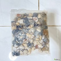 청년농부 우화석3KG 자갈 원석 오색 화산석 칼라돌 에그스톤 에그석 화분마감재