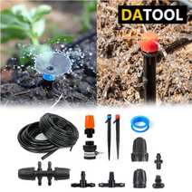 DA 점적호스세트 8M+60M 스프링쿨러 스프링클러 농업 관수 물방울 드립 관개시스템