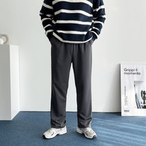 데일트 남자 사계절 밴딩 와이드 슬랙스 팬츠