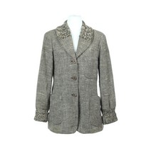 MaxMara 울 실크 자켓 브라운 (여성 M)