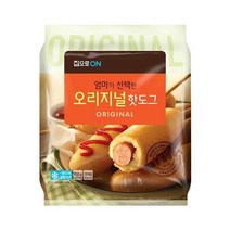 청정원 쫀득쫀득 오리지널 핫도그 냉동 10개입 750g 육즙 어린이간식 가정간편식 자취음식, 5세트