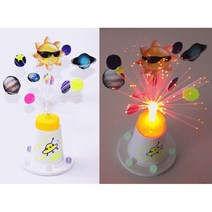 과학키트-뉴 창작용 LED 광섬유 태양계행성&별자리조명등 만들기(1인용)