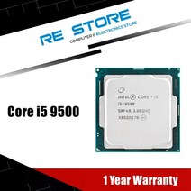 인텔 코어 i5 9500 3.0GHz 6 스레드 CPU 65W 9M 프로세서 LGA 1151, 한개옵션0