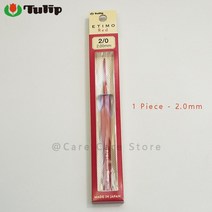 튤립코바늘 에티모 코바늘세트1개 튤립 레드 크로셰 바늘 후크 세트 뜨개질 에티모, 02 2.0mm