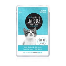 캣퓨어 내추럴 파우치 80g, 참치도미, 5개