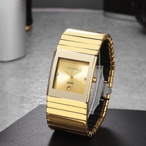 남자명품시계 oupai 2022 new arrival 직사각형 비즈니스 황금 예물시계