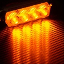 볼보 트럭 LED 사이드 차폭등 램프 24V 덤프차 2.5톤 현대 공사차량 윙바디, 1개