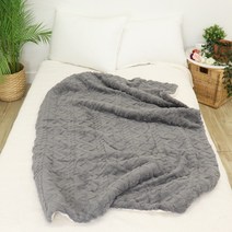 두꺼운 극세사 양털 양면 무릎 어깨 담요 소형 중형 블랭킷