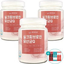 실크피브로인 유산균 분말 가루 HACCP 인증 200g, 3개