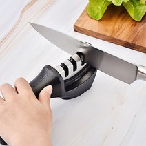 피케이몰 주방 고급형 세라믹 칼갈이 숯돌 다용도 갈이, 블랙, 1개