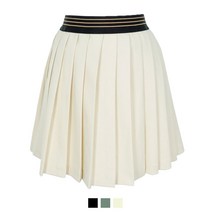 캐치버디 투온 기모 여성 밴딩 플리츠 주름 골프스커트 골프웨어 치마바지(3colors)