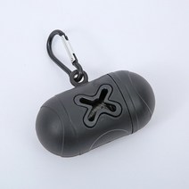 새로운 애완 동물 쓰레기 봉투 디스펜서 개 홀더 플라스틱 캐리어 케이스 배변, 05 Black