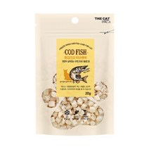 더캣 동결건조 큐브 고양이 간식 20g, 대구, 36개