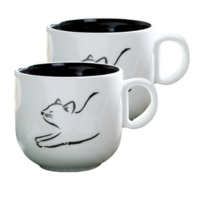 쓰임 마이리틀 머그컵 400ml, 키티, 2개입