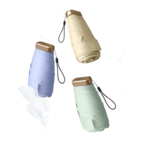 초소형 손바닥 티타늄우산 경량 케이스 양산 휴대용, 상세이페이지 참고, 그레이