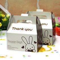 토끼하트 선물상자 선물포장 포장박스 어린이집 유치원 답례품 타올 쿠키 마카롱상자