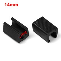10Pcs 내구성 U 모양의 의자 다리 패드 유용한 비 슬립 튜브 캡 안티 프런트 틸트 댐퍼 스툴 파이프 클램프, 04 14mm