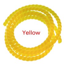 1M 10mm/14mm 나선형 와이어 정리 랩 튜브 난연성 케이블 슬리브 케이블 케이싱 케이블 슬리브 권선 파이, 05 yellow_02 14mm