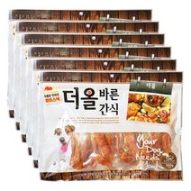 메가펫 더올바른 강아지간식 300g x6개, 6개, 고구마사사미