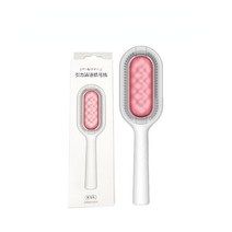 말티즈 비숑 웰시코기 시바견 푸들 애완 동물 헤어 브러시 개 고양이 빗 마사지 매트 곱슬 긴 머리용 제거, 02 분홍색_02 for Short Hair