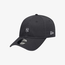 [AK PLAZA] [뉴에라][공용]언스트럭쳐 MLB 워시드 미니 로고 뉴욕 양키스 볼캡 다크 그레이 (12836198)